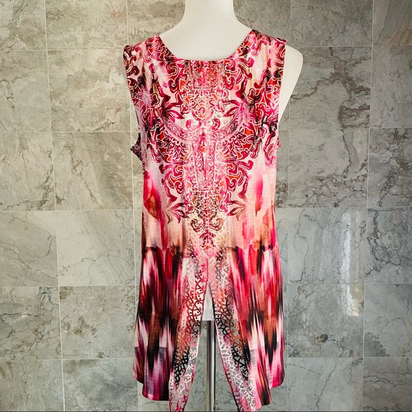 World Unity Boho Rhinestone Tank Top - Picture 6 of 8